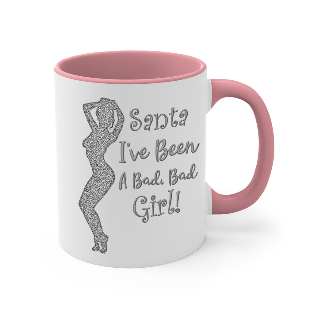 santa ive been a bad girl silver 446#- christmas-Mug / Coffee Cup