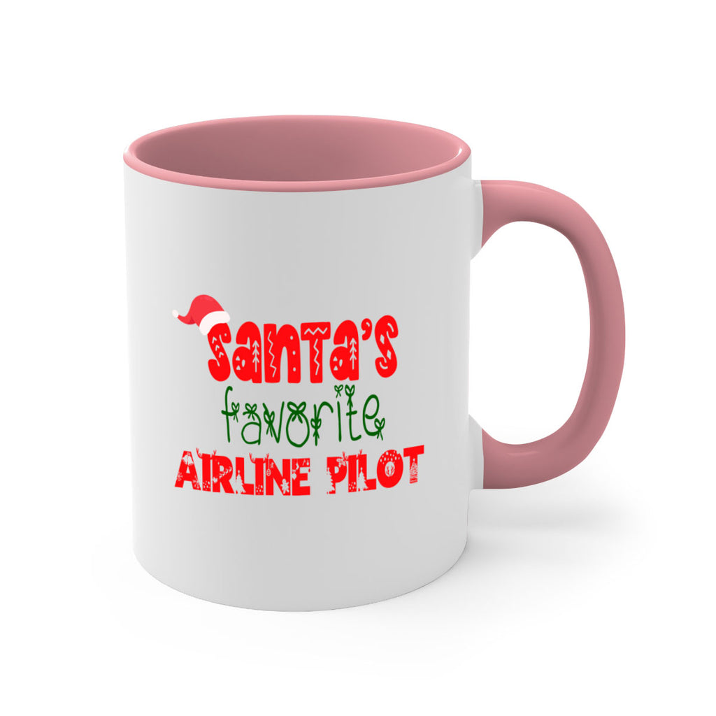 santas favorite airline pilot style 635#- christmas-Mug / Coffee Cup