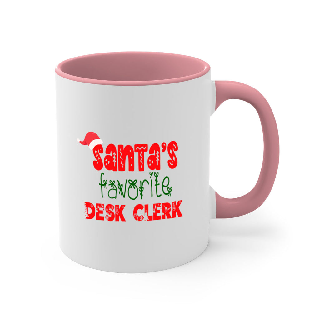 santas favorite desk clerk style 778#- christmas-Mug / Coffee Cup