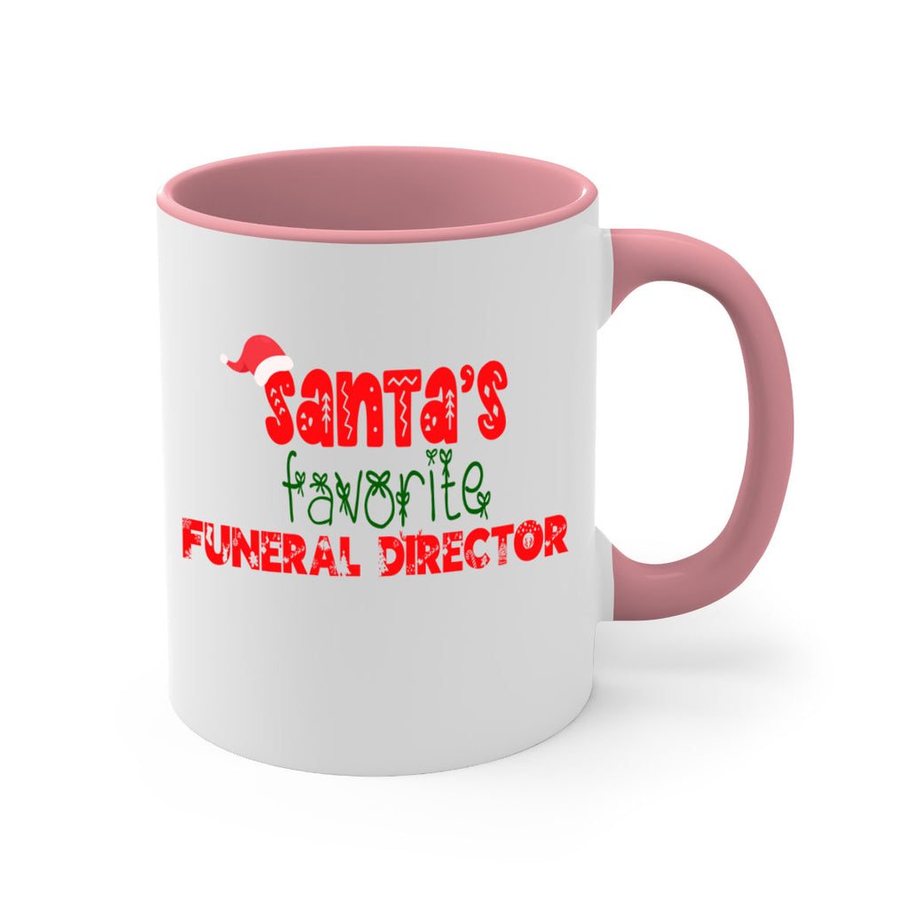 santas favorite funeral director style 834#- christmas-Mug / Coffee Cup