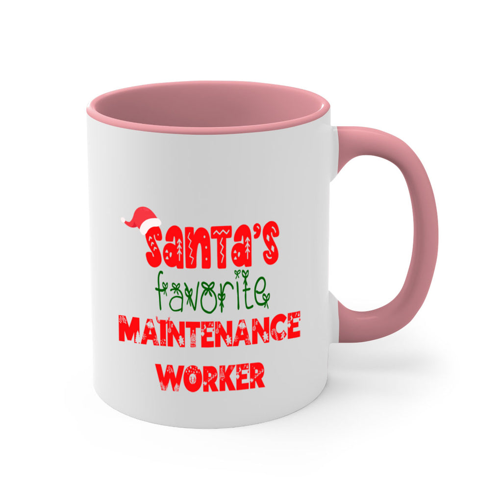 santas favorite maintenance worker style 936#- christmas-Mug / Coffee Cup