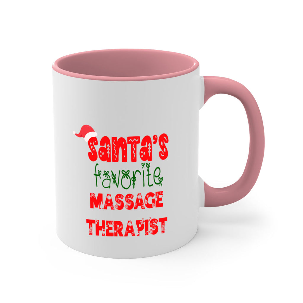 santas favorite massage therapist style 942#- christmas-Mug / Coffee Cup