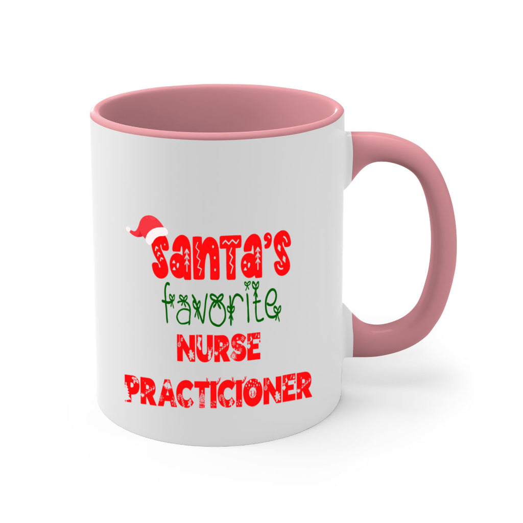 santas favorite nurse practicioner style 978#- christmas-Mug / Coffee Cup