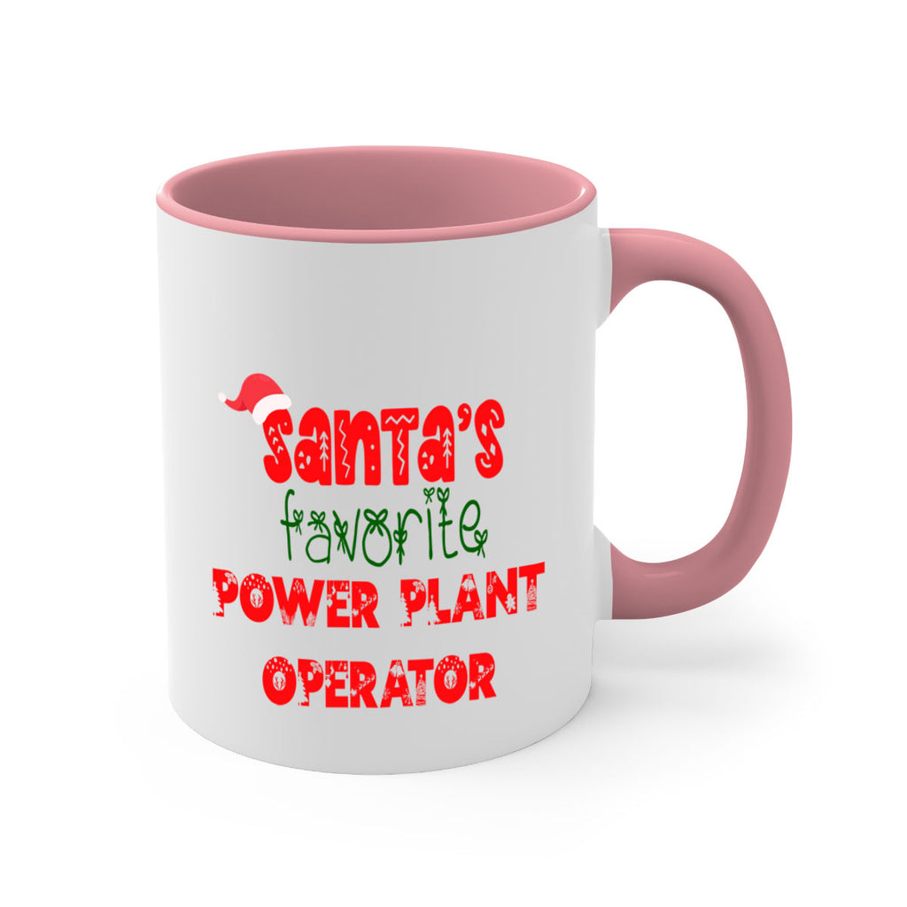 santas favorite power plant operator style 1033#- christmas-Mug / Coffee Cup