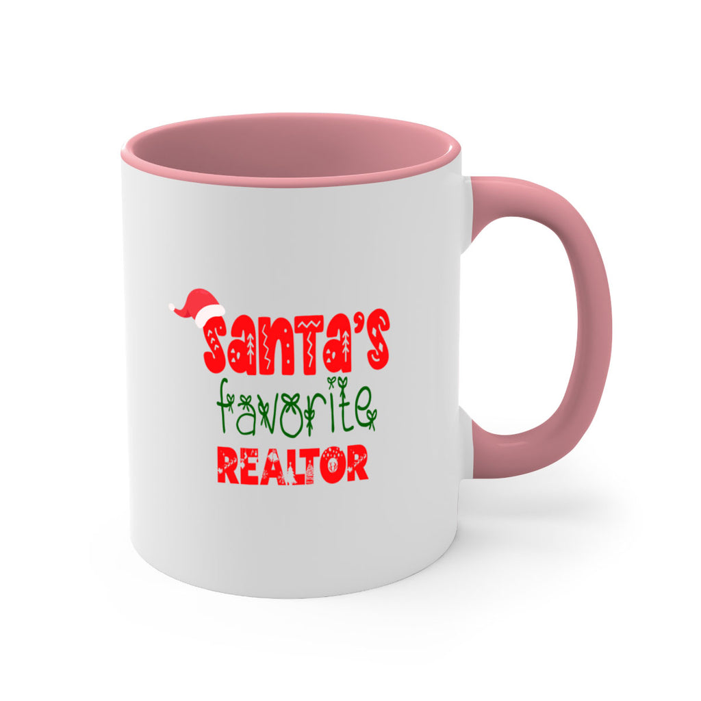 santas favorite realtor style 1056#- christmas-Mug / Coffee Cup