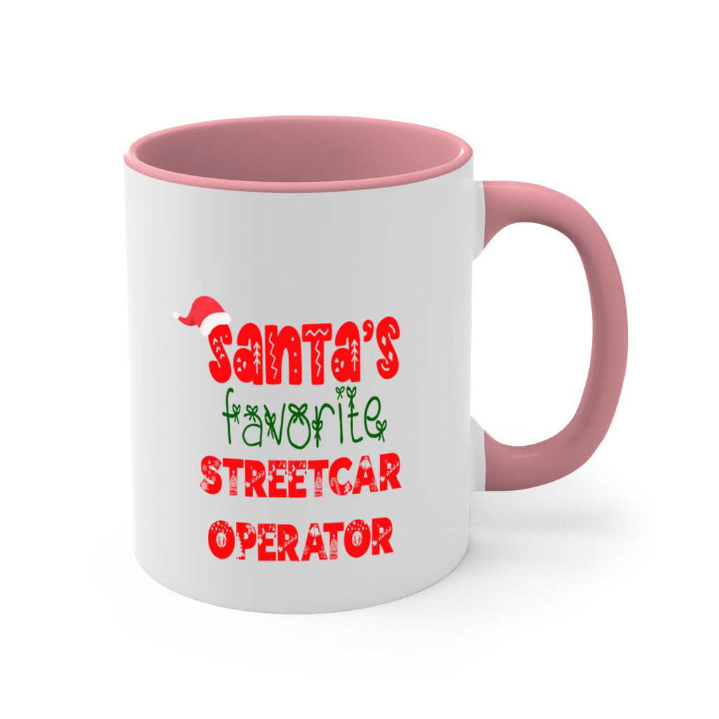 santas favorite streetcar operator style 1105#- christmas-Mug / Coffee Cup