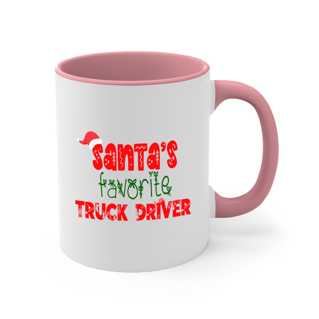 santas favorite truck driver style 1134#- christmas-Mug / Coffee Cup
