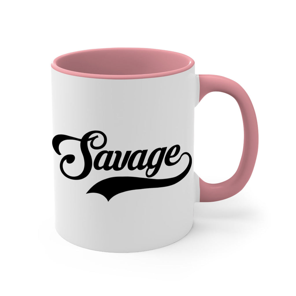 savage script 40#- black words - phrases-Mug / Coffee Cup