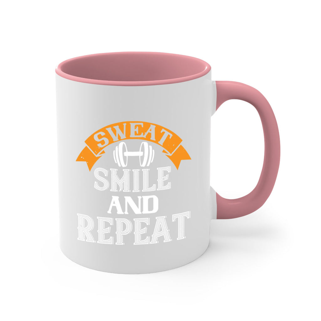 sweat smail and repeat 67#- gym-Mug / Coffee Cup