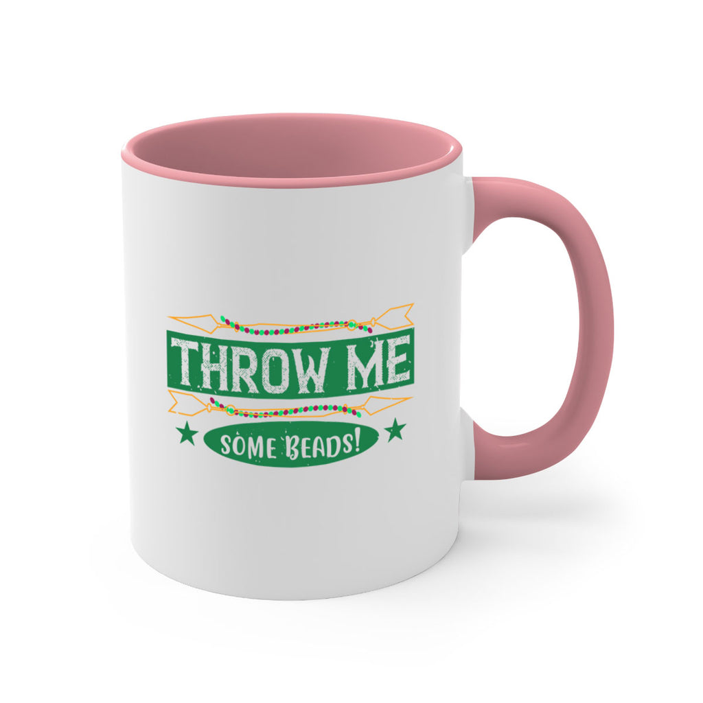 throw me some beads 34#- mardi gras-Mug / Coffee Cup