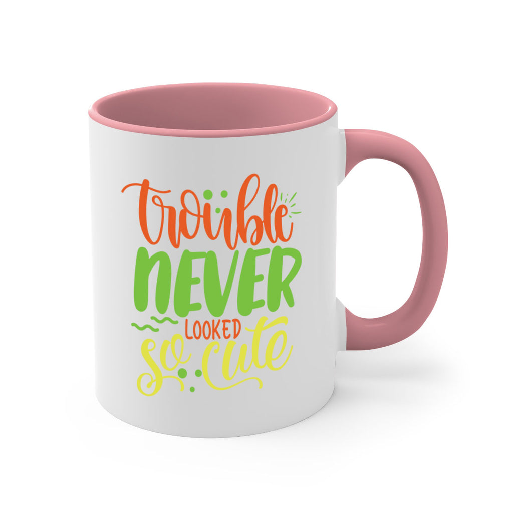 trouble never looked so cute 361#- mom-Mug / Coffee Cup