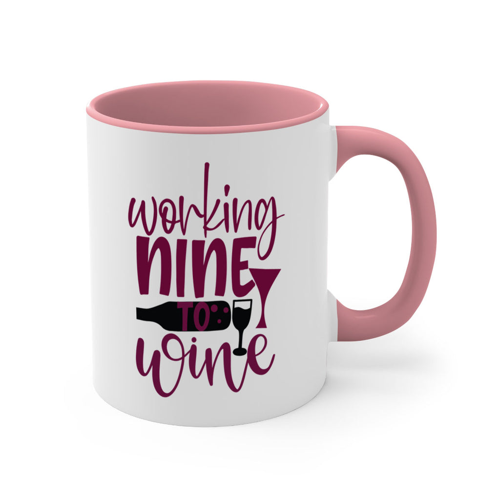 working nine to wine 142#- wine-Mug / Coffee Cup