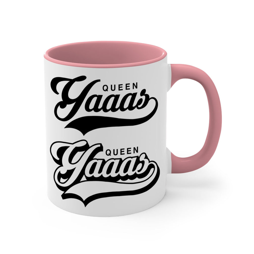 yaaas queen script 6#- black words - phrases-Mug / Coffee Cup