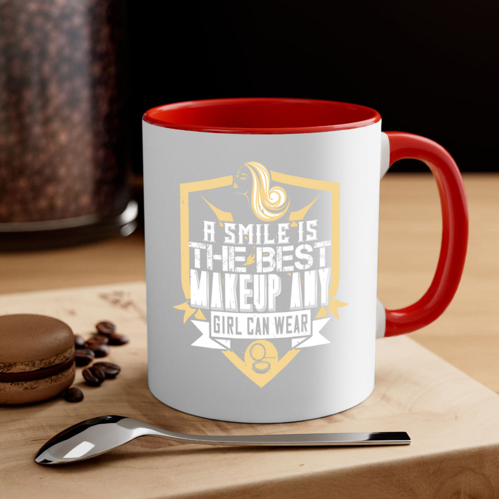 A smile is the best makeup any girl can wear Style 261#- makeup-Mug / Coffee Cup