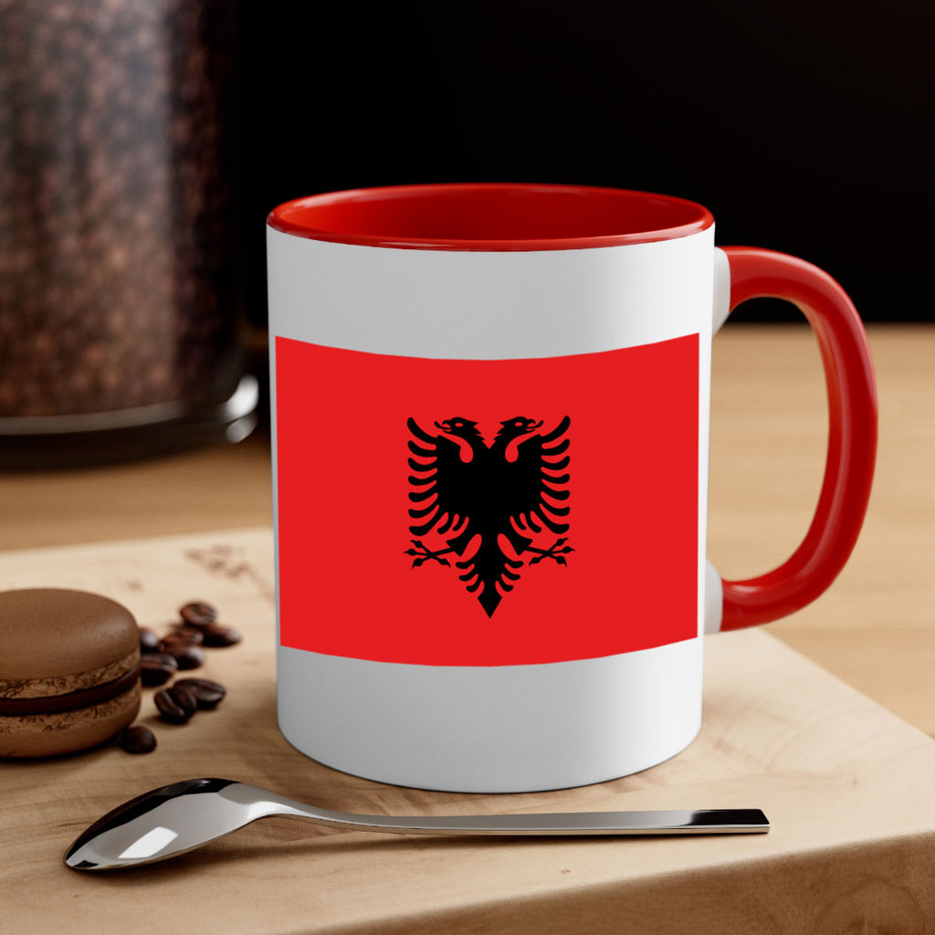 Albania 196#- world flag-Mug / Coffee Cup