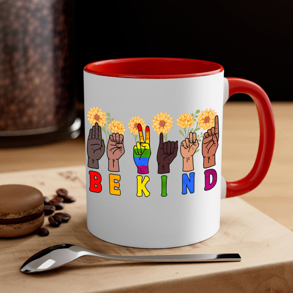 Be Kind Sign Language Hand Talking Lgbt 20#- lgbt-Mug / Coffee Cup