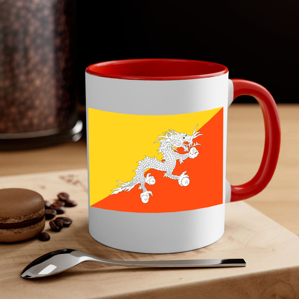 Bhutan 178#- world flag-Mug / Coffee Cup