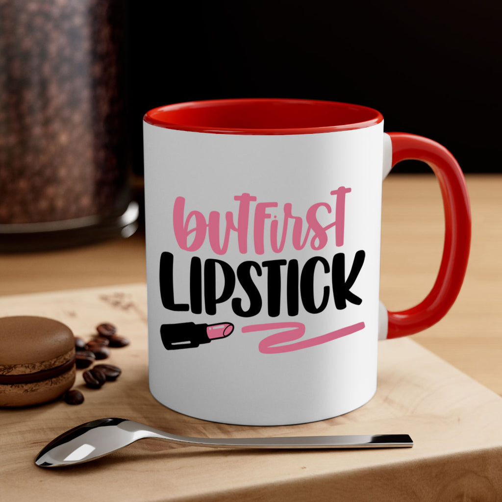 But First Lipstick Style 118#- makeup-Mug / Coffee Cup