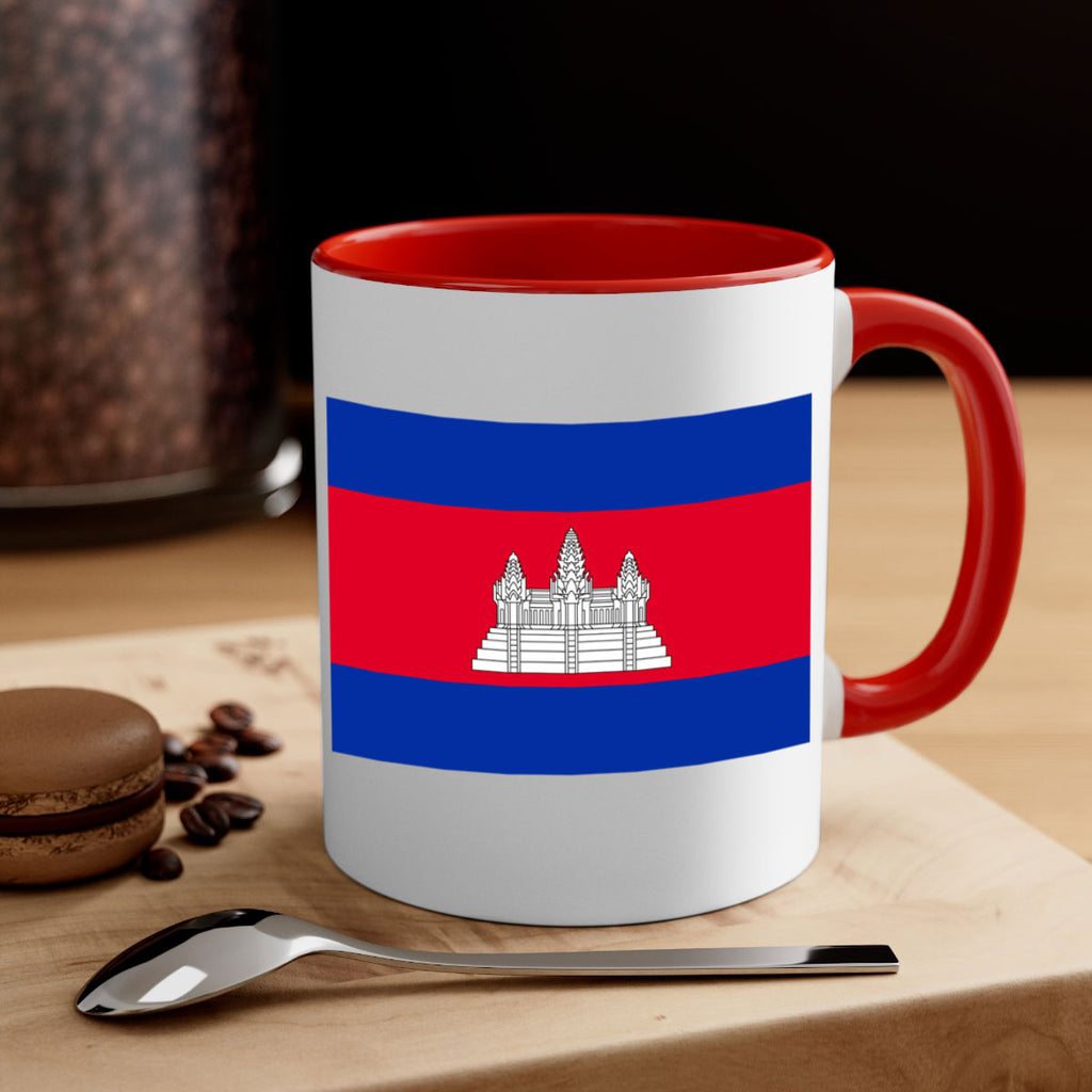 Cambodia 168#- world flag-Mug / Coffee Cup