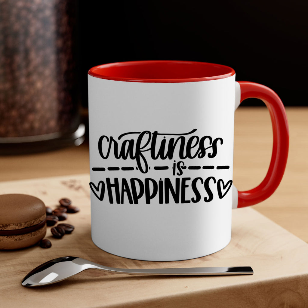 Craftiness Is Happiness 35#- crafting-Mug / Coffee Cup