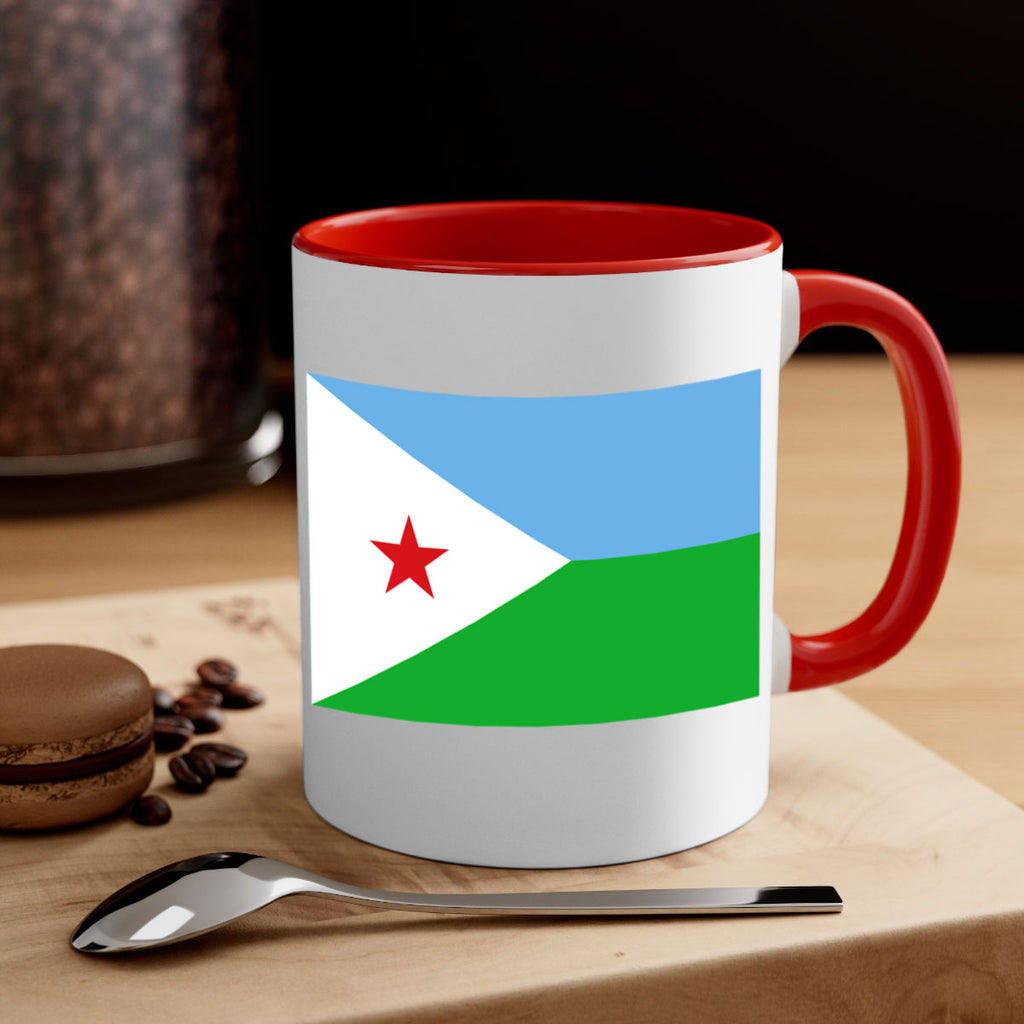 Djibouti 150#- world flag-Mug / Coffee Cup