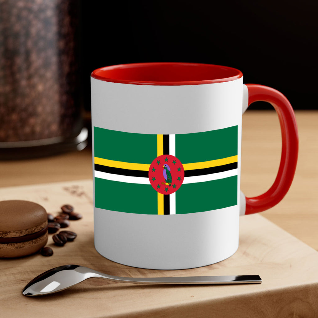 Dominica 149#- world flag-Mug / Coffee Cup