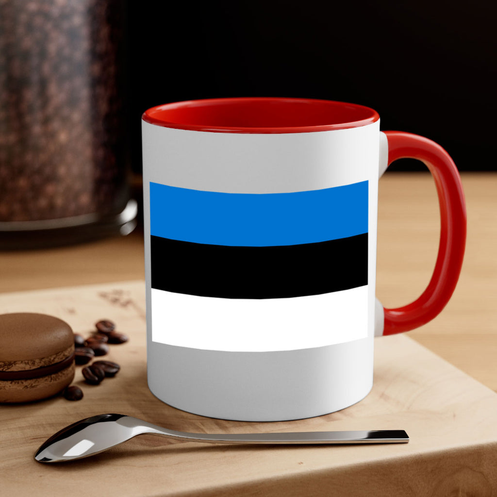 Estonia 142#- world flag-Mug / Coffee Cup