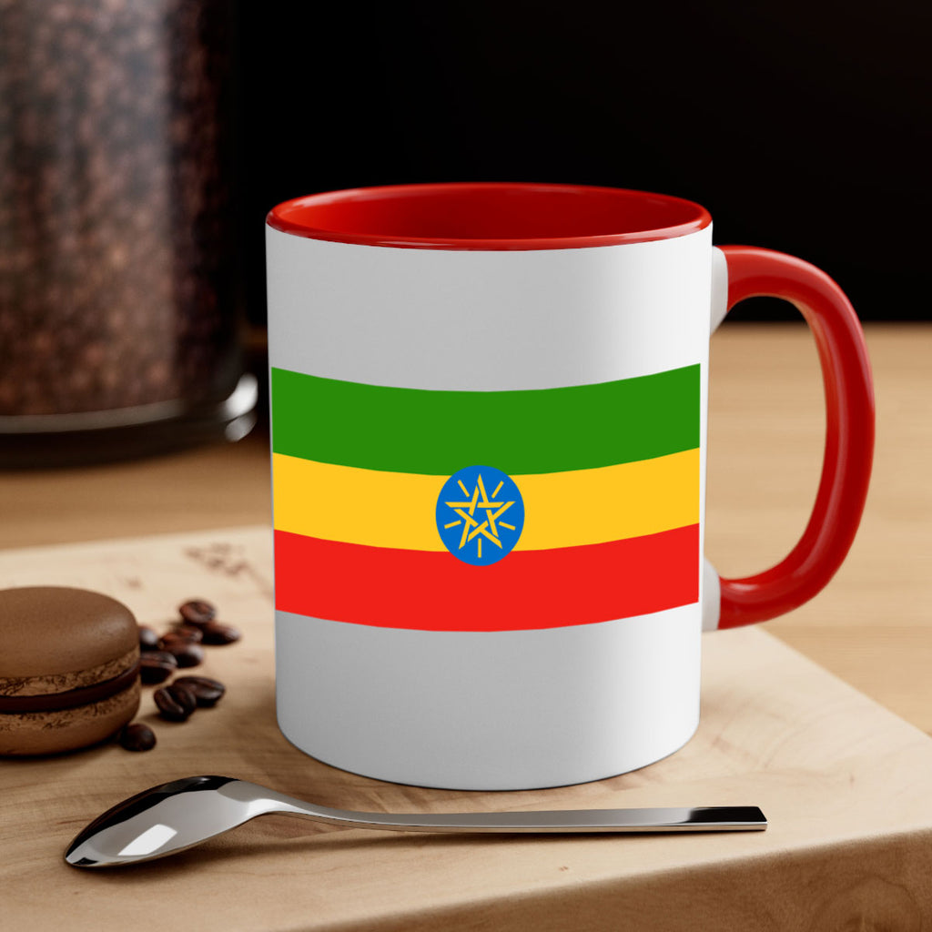 Ethiopia 140#- world flag-Mug / Coffee Cup