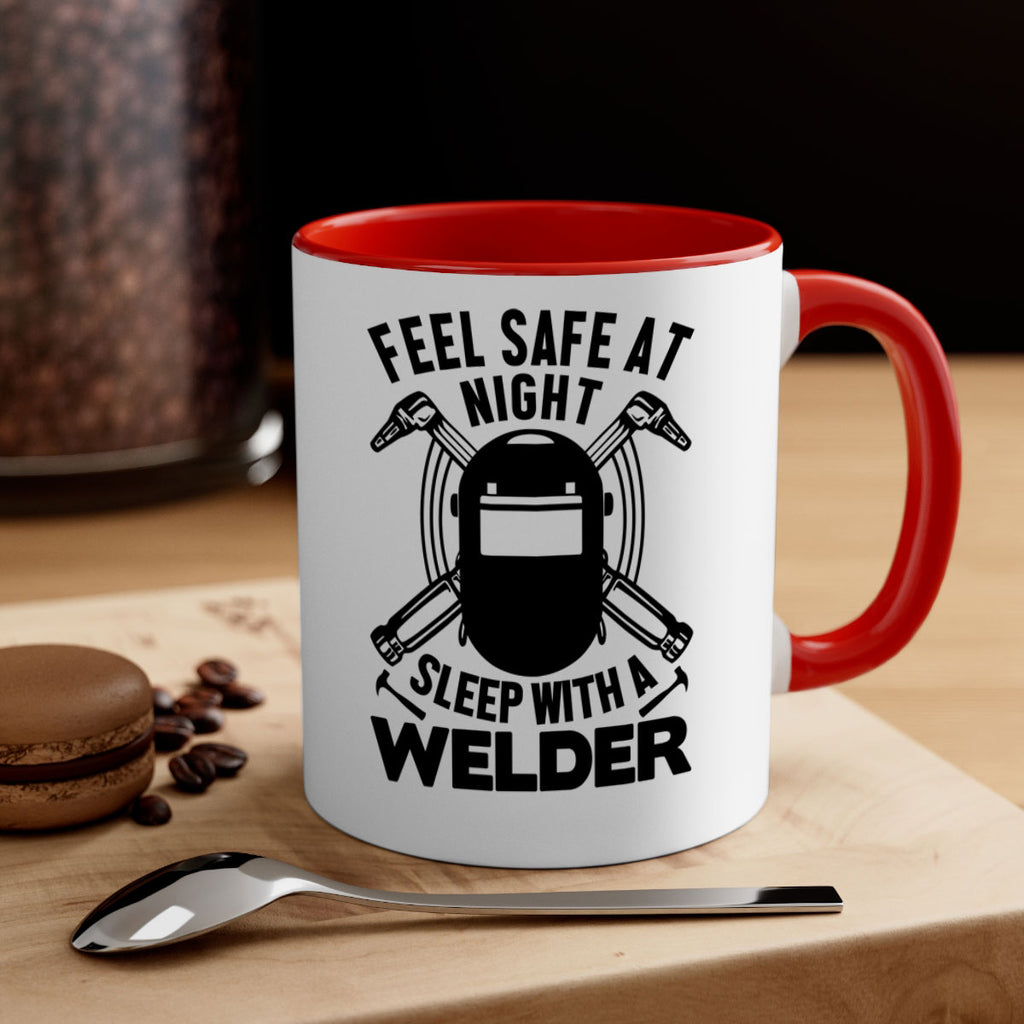 Feel safe at night Style 9#- welder-Mug / Coffee Cup