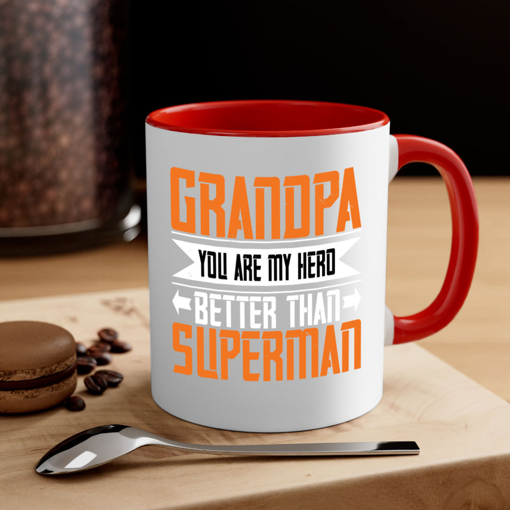 Grandpa you are my hero better than superman 101#- grandpa-Mug / Coffee Cup