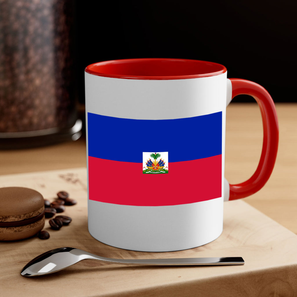 Haiti 125#- world flag-Mug / Coffee Cup