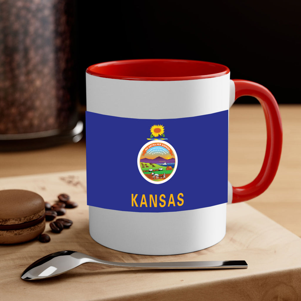 Kansas 36#- Us Flags-Mug / Coffee Cup