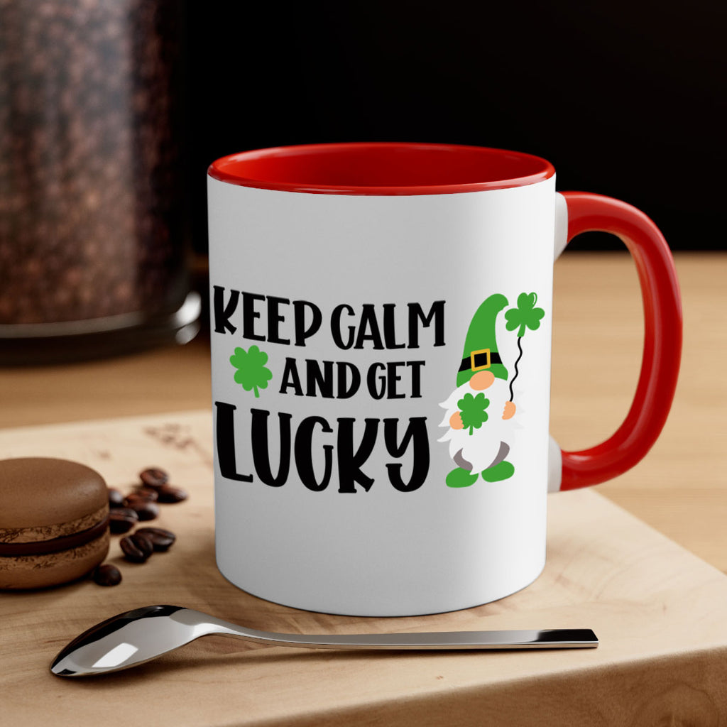 Keep Calm And Get Lucky Style 75#- St Patricks Day-Mug / Coffee Cup