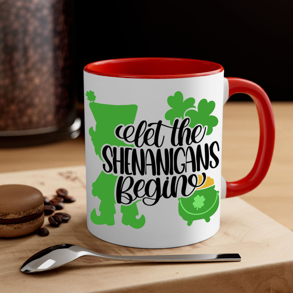 Let The Shenanigans Begin Style 72#- St Patricks Day-Mug / Coffee Cup