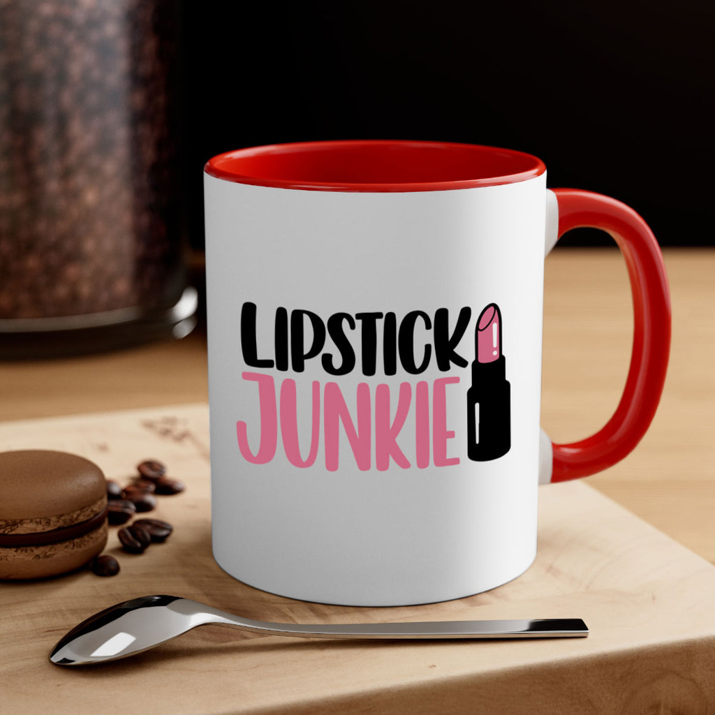 Lipstick Junkie Style 56#- makeup-Mug / Coffee Cup