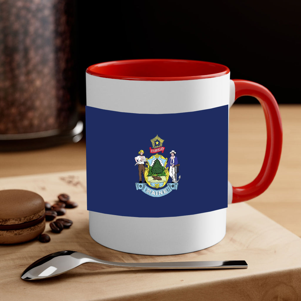 Maine 33#- Us Flags-Mug / Coffee Cup