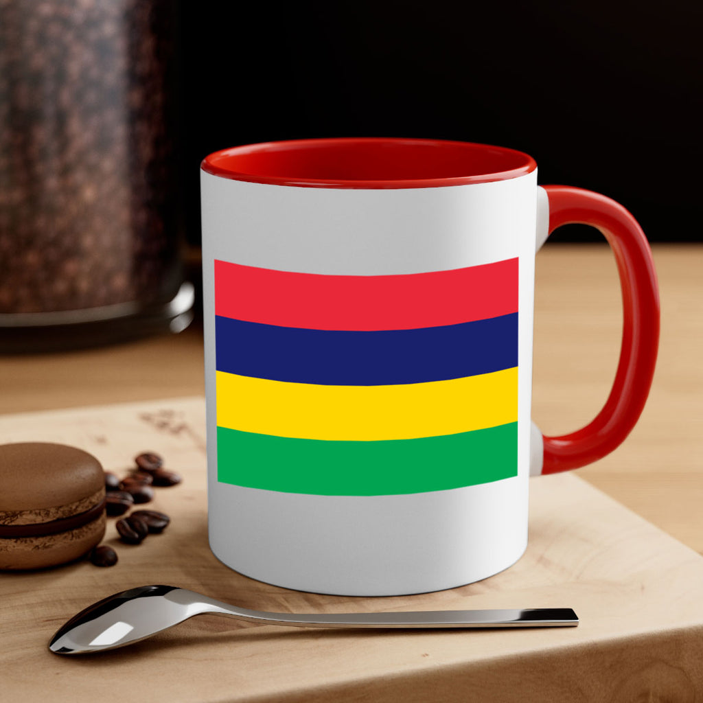 Mauritius 88#- world flag-Mug / Coffee Cup