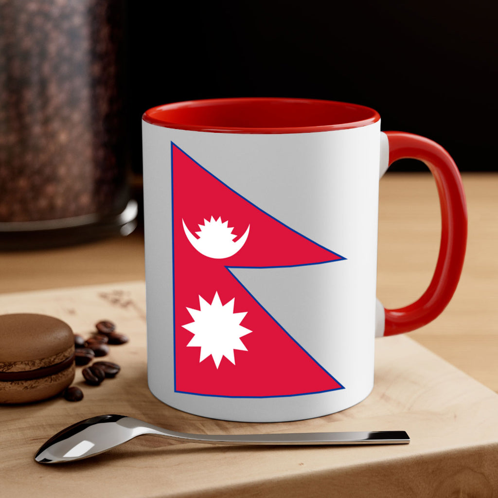 Nepal 76#- world flag-Mug / Coffee Cup