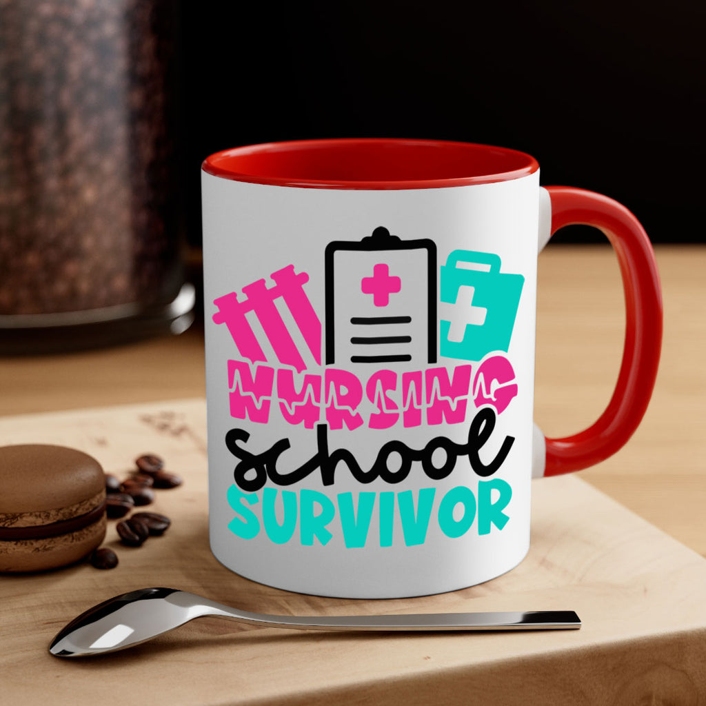 Nursing School Survivor Style Style 62#- nurse-Mug / Coffee Cup