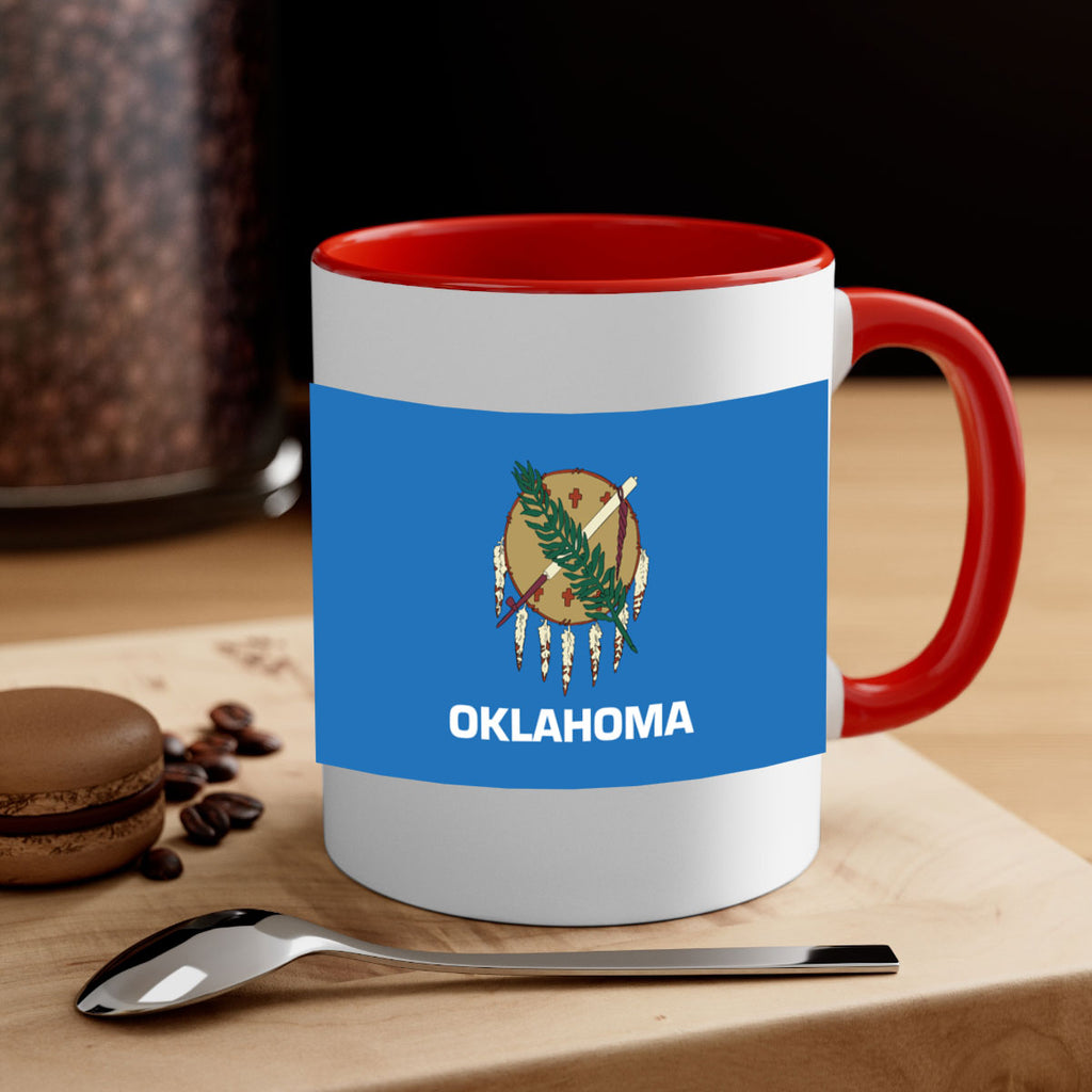 Oklahoma 16#- Us Flags-Mug / Coffee Cup