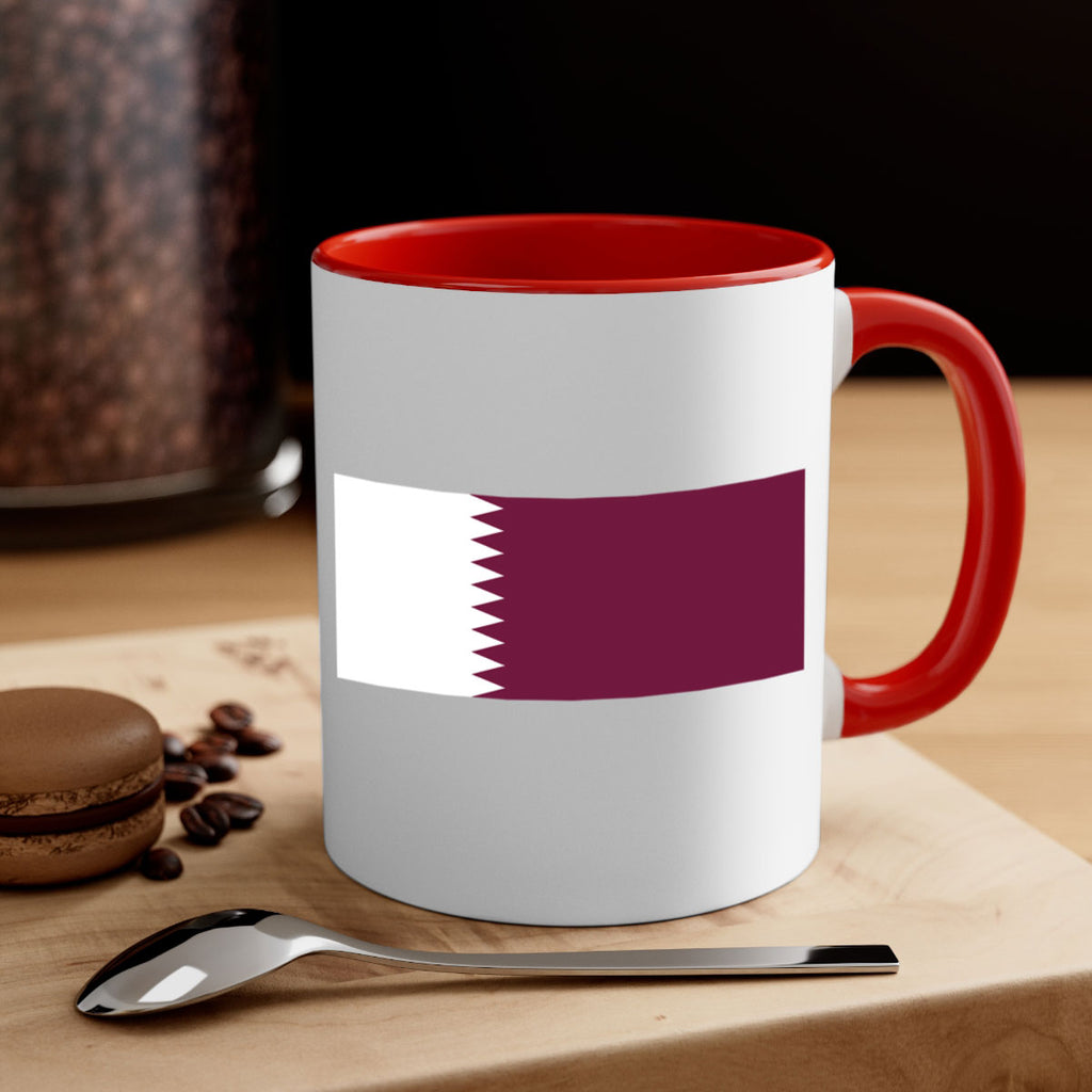 Qatar 56#- world flag-Mug / Coffee Cup