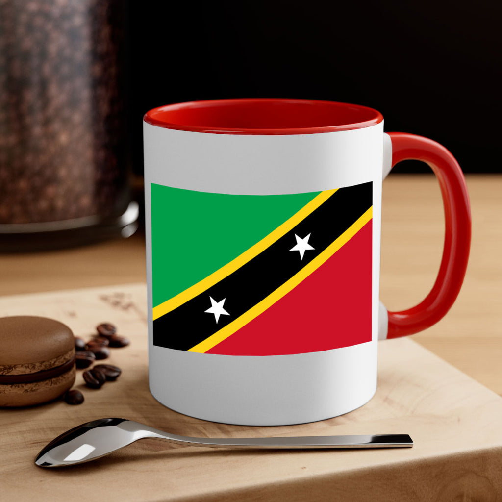 Saint Kitts and Nevis 52#- world flag-Mug / Coffee Cup