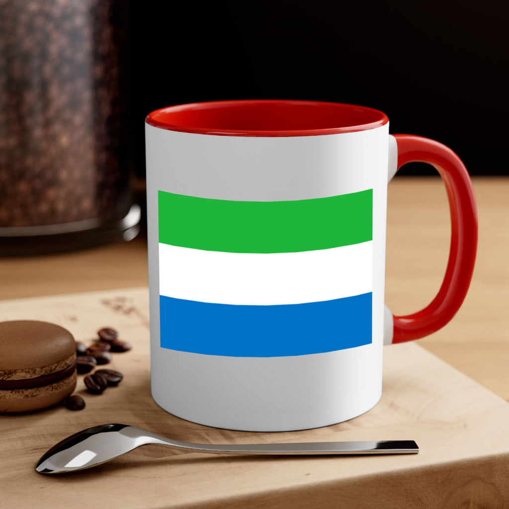 Sierra Leone 42#- world flag-Mug / Coffee Cup