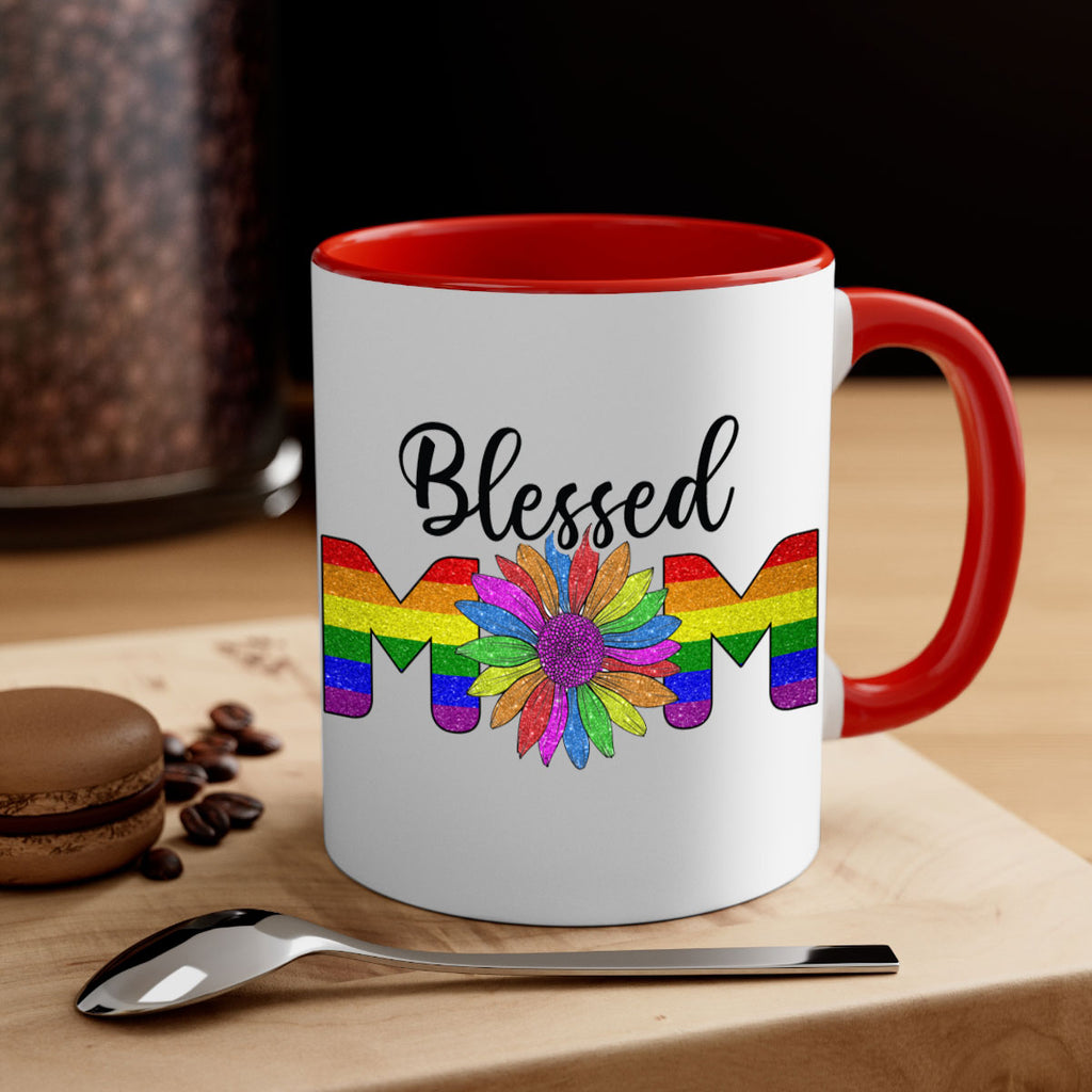 Sunflower Lgbt Blessed Mom  51#- lgbt-Mug / Coffee Cup