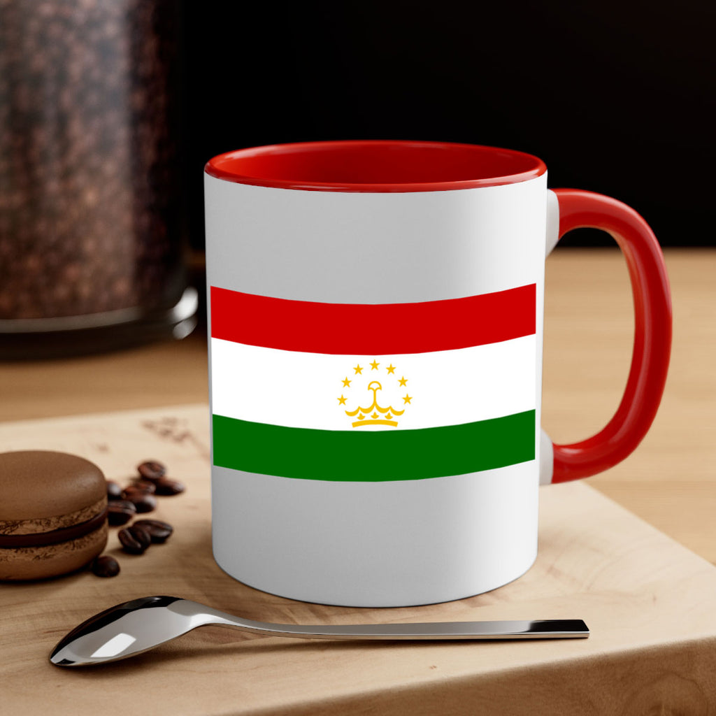 Tajikistan 25#- world flag-Mug / Coffee Cup