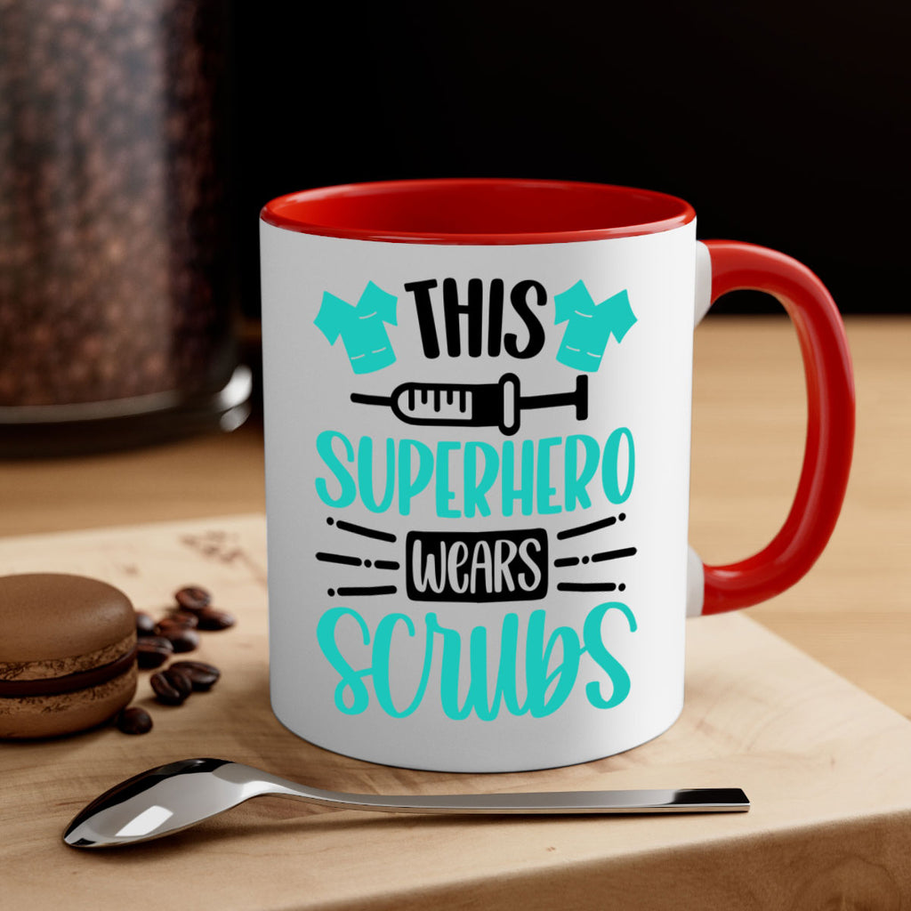 This Superhero Wears Style Style 18#- nurse-Mug / Coffee Cup