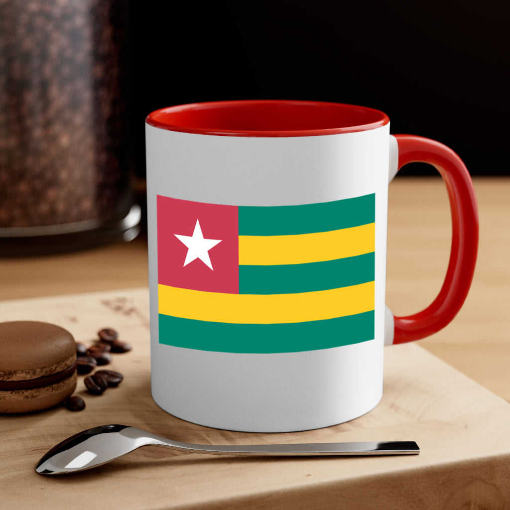 Togo 21#- world flag-Mug / Coffee Cup