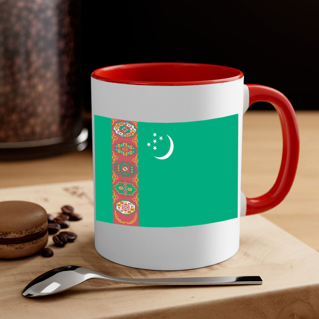 Turkmenistan 16#- world flag-Mug / Coffee Cup