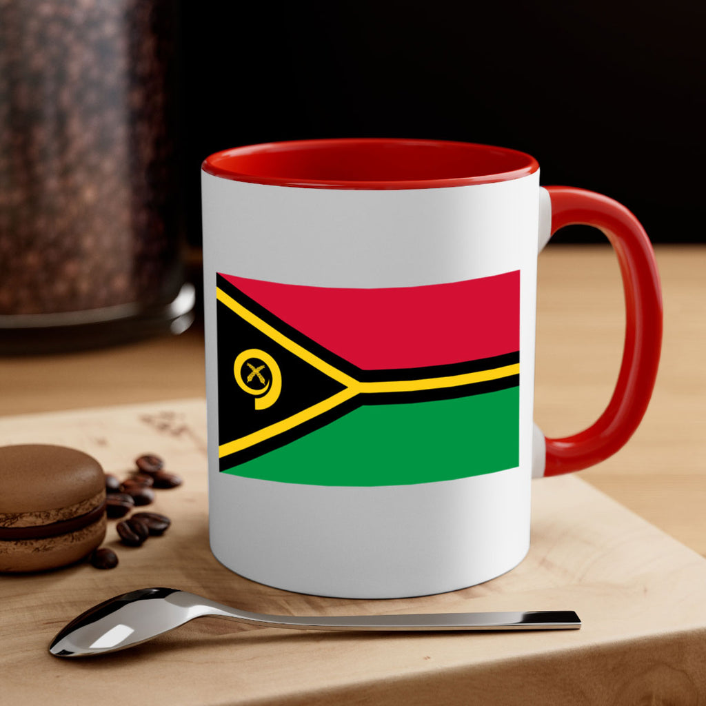 Vanuatu 7#- world flag-Mug / Coffee Cup