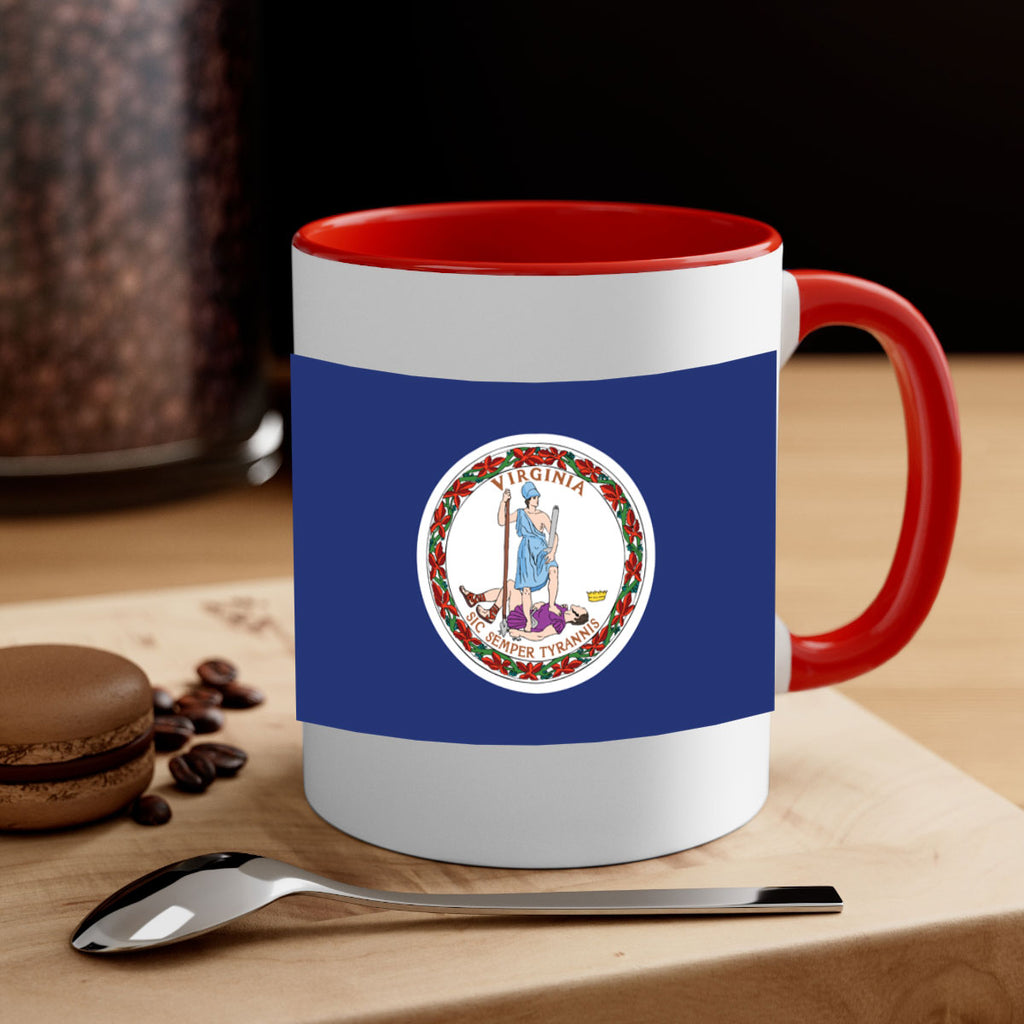 Virginia 6#- Us Flags-Mug / Coffee Cup